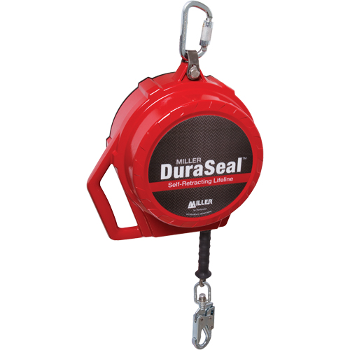 Miller&reg; DuraSeal Self-Retracting Lifeline, 50', Stainless Steel, Swivel R.M.G. Prévention
