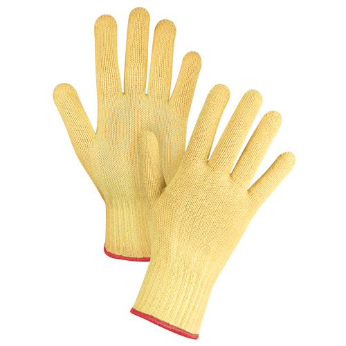 Gants tricot&eacute;s sans couture, Taille Petit/7, Calibre 7, Enveloppe en Kevlar, ASTM ANSI niveau A2/EN 388 niveau 3 R.M.G. Prévention