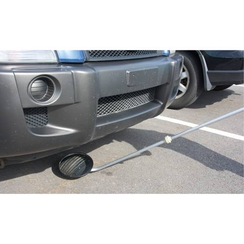 Miroir d'inspection, 8,5" dia, Ronde, Poign&eacute;e 47" R.M.G. Prévention