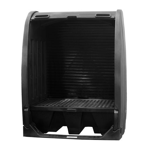 Abris de confinement des d&eacute;versements sans drain, 61" lo x 37,25" la x 72,75" h, Capacit&eacute; de charge 1000 lb R.M.G. Prévention