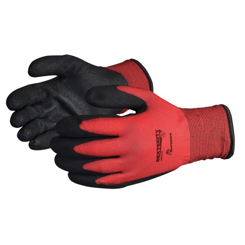 Dexterity&reg; Winter-Lined Gloves, 8/Medium, PVC Coating, 15 Gauge, Nylon Shell R.M.G. Prévention