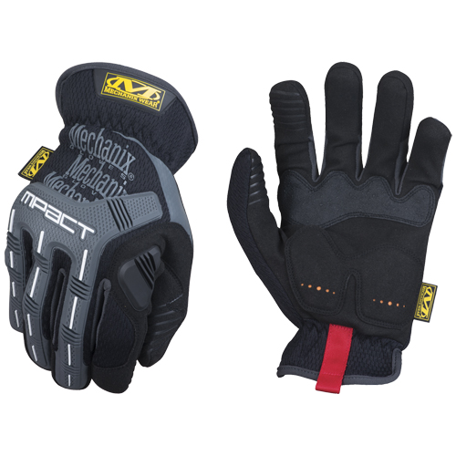 M-Pact&reg; Gloves, Small, Grain Leather Palm, Slip-On Cuff R.M.G. Prévention