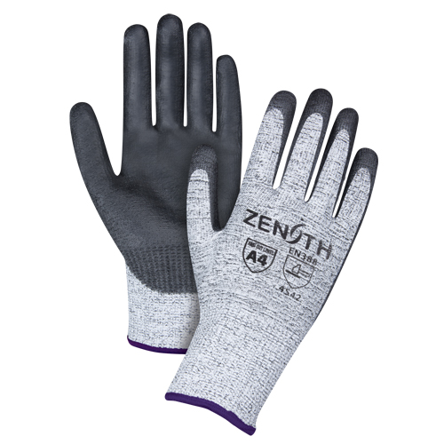 Seamless Stretch Cut-Resistant Gloves, Size 6/X-Small, 13 Gauge, Polyurethane Coated, HPPE Shell, ANSI/ISEA 105 Level 4/EN 388 Level 5 R.M.G. Prévention
