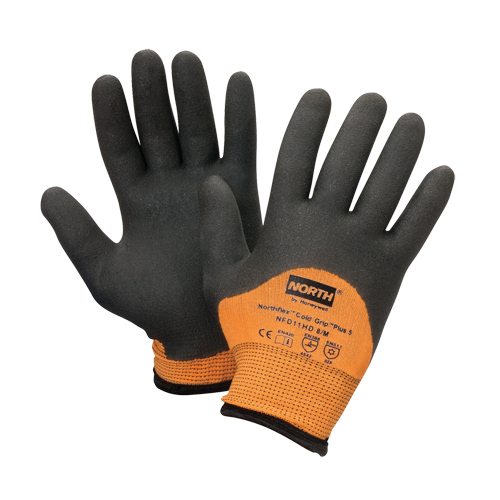 Gants North Cold Grip Plus 5, 10/T-Grand, Calibre 15, Rev&ecirc;tement PVC, ANSI/ISEA 105 niveau 5 R.M.G. Prévention