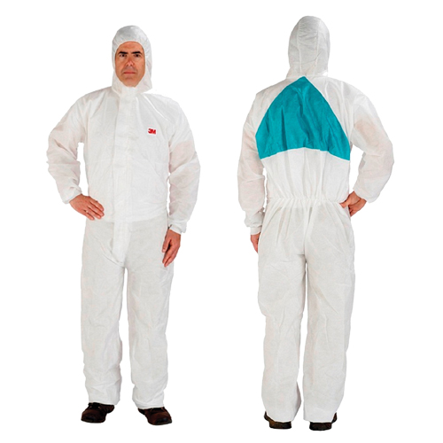 Protective Coveralls, 4X-Large, White, Polypropylene/SMS R.M.G. Prévention