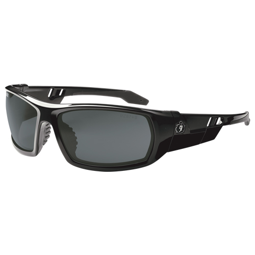 Lunettes de s&eacute;curit&eacute; Skullerz Odin, Lentille Fum&eacute;e, Anti-&eacute;gratignures/Polaris&eacute;, ANSI Z87+/R&eacute;pond ou surpasse la norme CSA Z94.3 R.M.G. Prévention