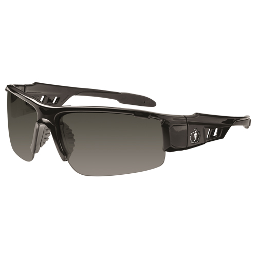 Skullerz&reg; Dagr Safety Glasses, Grey/Smoke Lens, Anti-Scratch, ANSI Z87+/Meets/Exceeds CSA Z94.3 R.M.G. Prévention