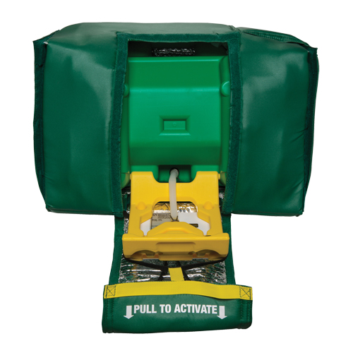 Tempered Portable Eyewash, Gravity-Fed, 9 gal. Capacity, Meets ANSI Z358.1 R.M.G. Prévention