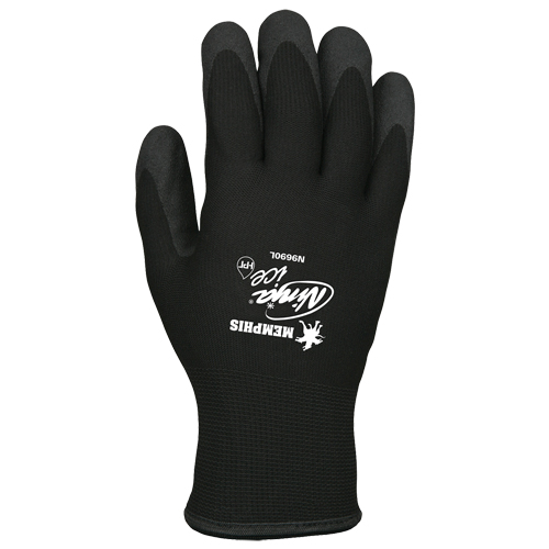 Gants N9690 Memphis Ninja Ice, 8/Moyen, R&ecirc;vetement PVC, Calibre 15, Enveloppe en Acrylique/Tissu &eacute;ponge R.M.G. Prévention