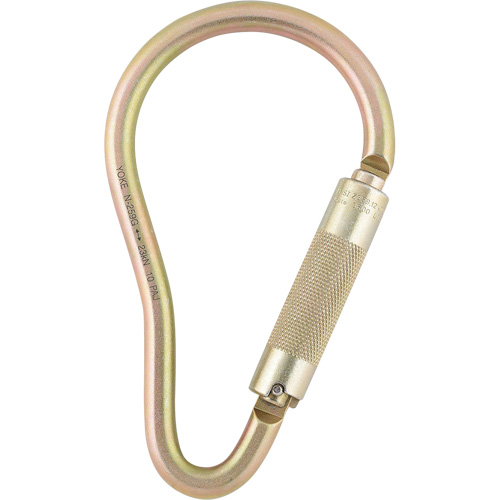 Dynamic Alloy Steel Auto-twist Lock Carabiner, Temporary Use R.M.G. Prévention
