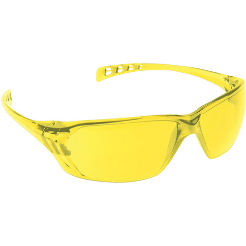Dynamic Solus Safety Glasses, Amber Lens, Anti-Scratch/Anti-Static, ANSI Z87+/Meets/Exceeds CSA Z94.3 R.M.G. Prévention