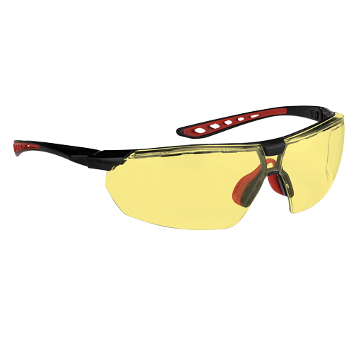 Dynamic Falcon Series Safety Glasses, Amber Lens, Anti-Fog, ANSI Z87+/Meets/Exceeds CSA Z94.3 R.M.G. Prévention