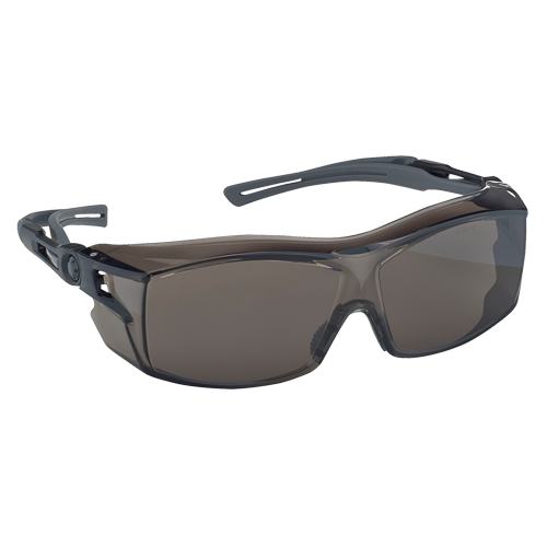 Dynamic OTG Extra Series Safety Glasses, Smoke Lens, Anti-Fog/Anti-Scratch, ANSI Z87+/Meets/Exceeds CSA Z94.3 R.M.G. Prévention