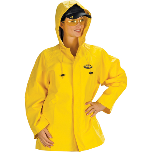 Hurricane Flame Retardant/Oil Resistant Rain Suits - Jackets, 4X-Large, Yellow R.M.G. Prévention