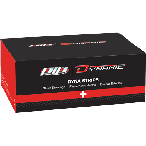 Dynamic Adhesive Strips, Rectangular/Square, Fabric, Sterile R.M.G. Prévention