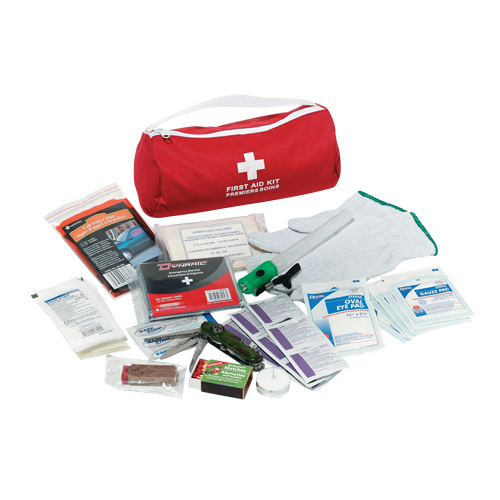 Dynamic Car First Aid Kit, Class 1 Medical Device, Nylon Bag R.M.G. Prévention