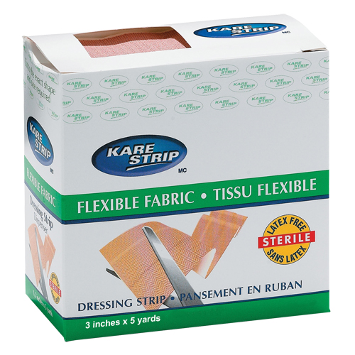 Dynamic Elastic Dressing Bandage, Rectangular/Square, 180", Cloth/Fabric, Non-Sterile R.M.G. Prévention