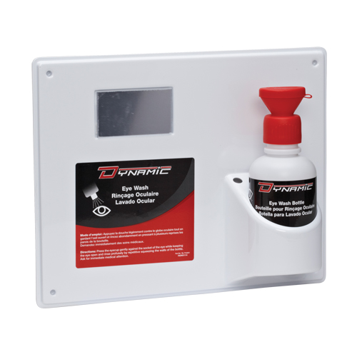 Douche oculaire avec bouteilles vides Dynamic, Simple R.M.G. Prévention
