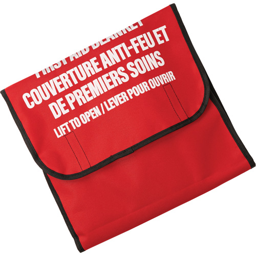 Couverture anti-feu avec sac de nylon Dynamic, Laine, 60" lo x 71" la R.M.G. Prévention