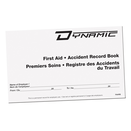 Dynamic Accident Record Book R.M.G. Prévention