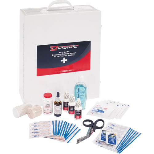 Dynamic General-Purpose Industrial First Aid Kit, Class 1 Medical Device, Metal B R.M.G. Prévention
