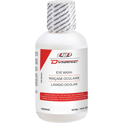 Solution pour douche oculaire Dynamic, 16 oz R.M.G. Prévention