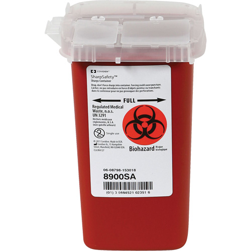 Contenant phl&eacute;botomie Sharps Dynamic, Capacit&eacute; de 1 L R.M.G. Prévention