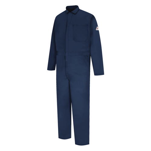 Combinaisons de soudage r&eacute;sistantes aux flammes ISO 11611, Taille 48, Bleu marin R.M.G. Prévention
