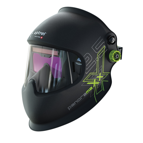 Panoramaxx Welding Helmet, 6.3" L x 2.3" W View Area, 2.5/5 - 12 Shade Range, Black R.M.G. Prévention