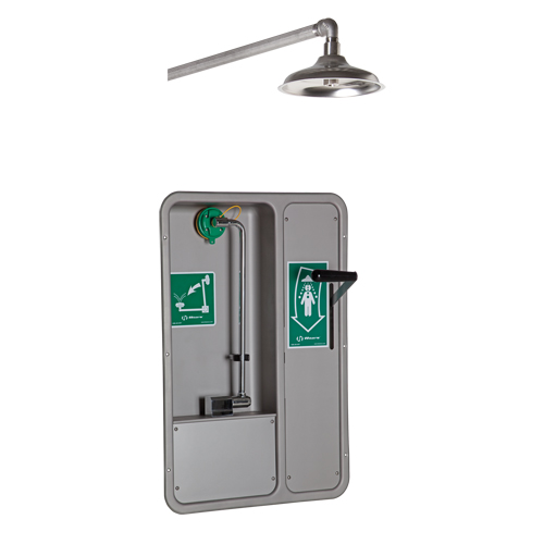 ADA Eye/Face Wash and Shower, Ceiling-Mount R.M.G. Prévention
