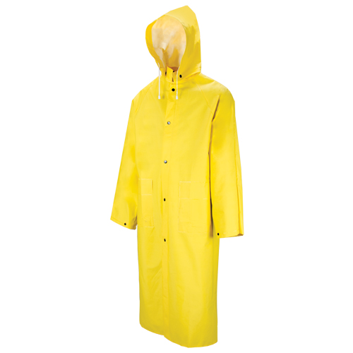 601 Tornado Long Rain Coat, Polyester/PVC, X-Large, Yellow R.M.G. Prévention