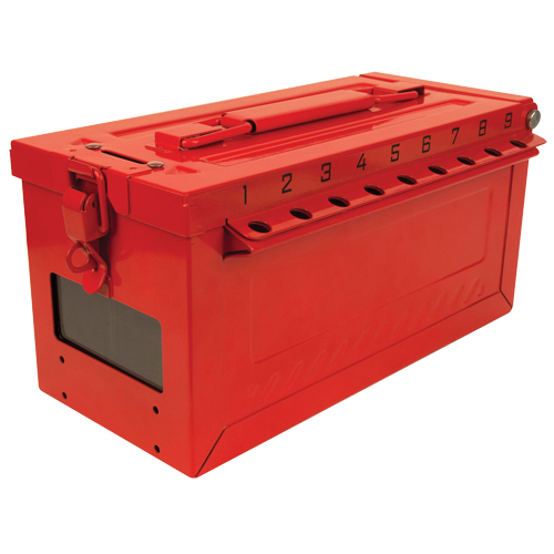 Small Group Lock Box, Red R.M.G. Prévention