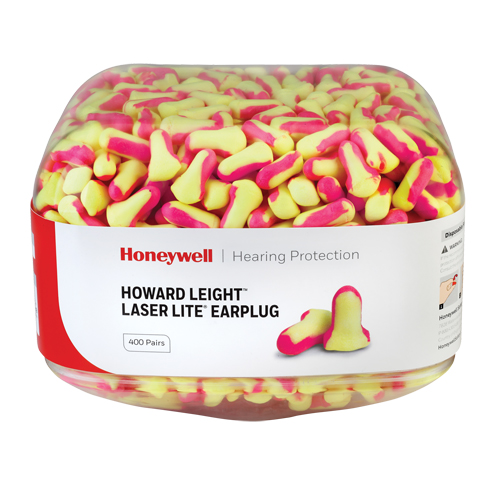 Bouchons d'oreilles jetables Laser Lite de Howard Leight, Vrac - Contenant R.M.G. Prévention