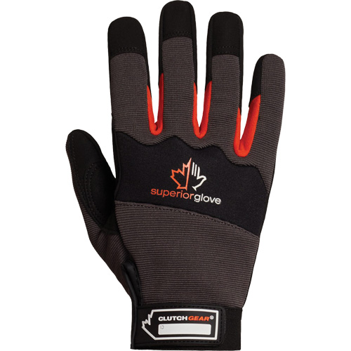 Clutch Gear&reg; Mechanic's Gloves, Synthetic Palm, Size Small R.M.G. Prévention