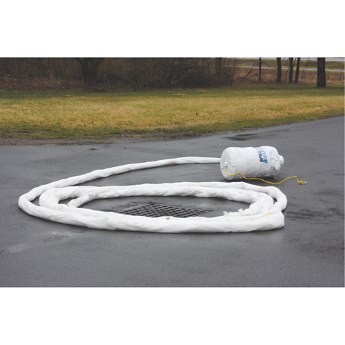 Barrage Spillver Bullet, Huile seulement, 100' lo x 5" la, Absorption 28 gal. R.M.G. Prévention