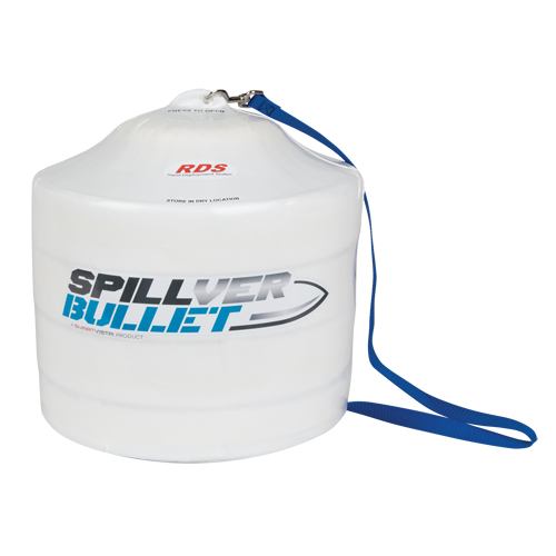Barrage pour mati&egrave;res dangereuses Spillver Bullet, Mati&egrave;res dangereuses, 50' lo x 5" la, Absorption 14 gal. R.M.G. Prévention