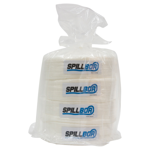 SpillBoa Bale, Oil Only, 25' L x 5" W, 28 gal. Absorbancy, 4 /Pack R.M.G. Prévention