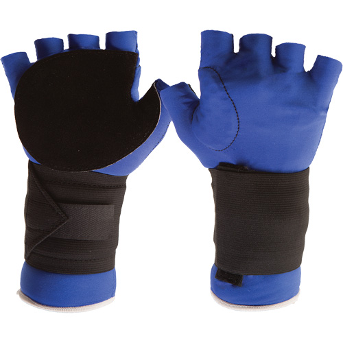 Anti-Impact Glove with Wrist Support, Size Small, Split Leather Palm R.M.G. Prévention