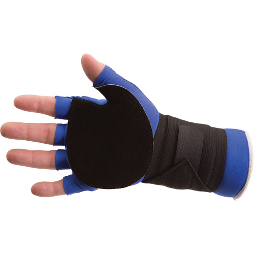 Anti-Impact Glove with Wrist Support, Size Small, Split Leather Palm R.M.G. Prévention