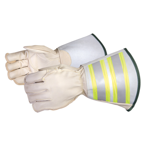 Gants de monteur de lignes de luxe Endura, Grand, Paume en Cuir de cheval R.M.G. Prévention