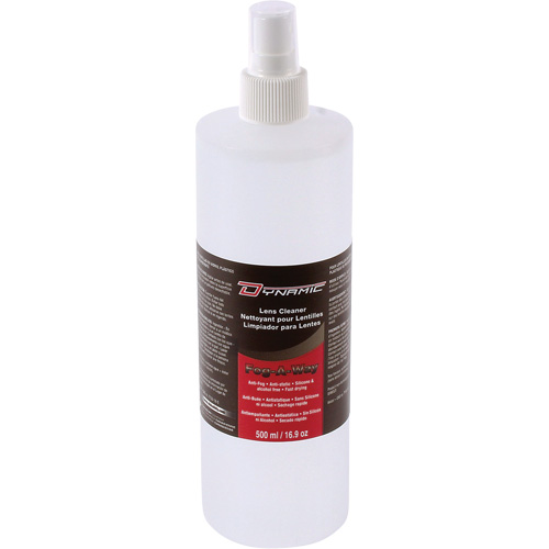 Solution antibu&eacute;e pour nettoyer les lentilles Dynamic, 500 ml R.M.G. Prévention