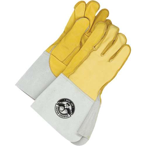 Welding Gloves, Grain Cowhide/Grain Deerskin, Size Large/10 R.M.G. Prévention