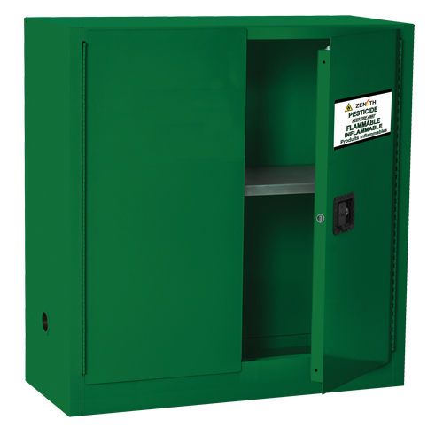 Pesticide Storage Cabinet, 30 gal., 44" H x 43" W x 18" D R.M.G. Prévention