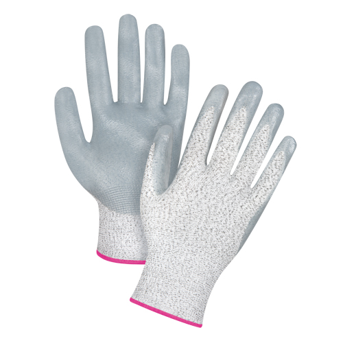 High-Performance Cut-Resistant Gloves, Size 5/2X-Small, 13 Gauge, Nitrile Coated, HPPE Shell, ANSI/ISEA 105 Level 4/EN 388 Level 5 R.M.G. Prévention