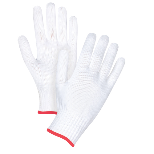 Gants tricot&eacute;s sans couture, Polyester, Calibre 10, Petit R.M.G. Prévention
