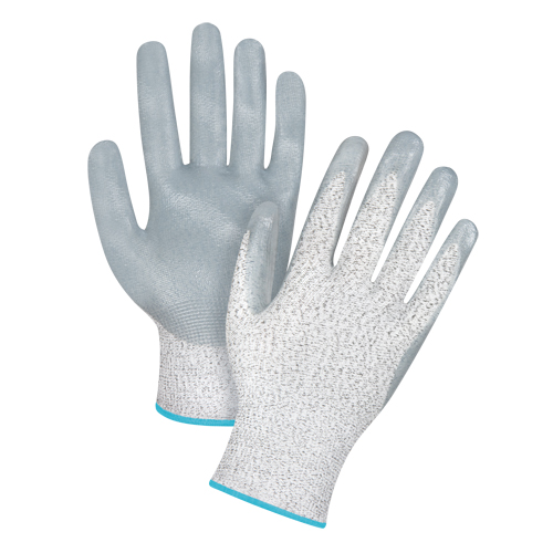 Gants haute performance r&eacute;sistants &agrave; la coupe, Taille T-Grand/10, Calibre 13, Rev&ecirc;tement Nitrile, Enveloppe en PEHP, ANSI/ISEA 105 niveau 4/EN 388 niveau 5 R.M.G. Prévention