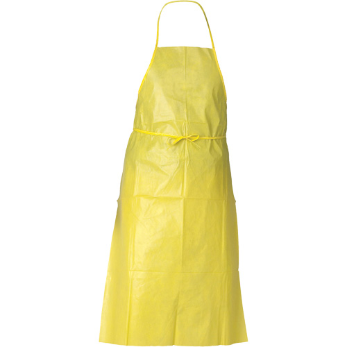 KleenGuard A70 Chemical Spray Protection Apron, Polyethylene, 44" L x 29" W, Yellow R.M.G. Prévention