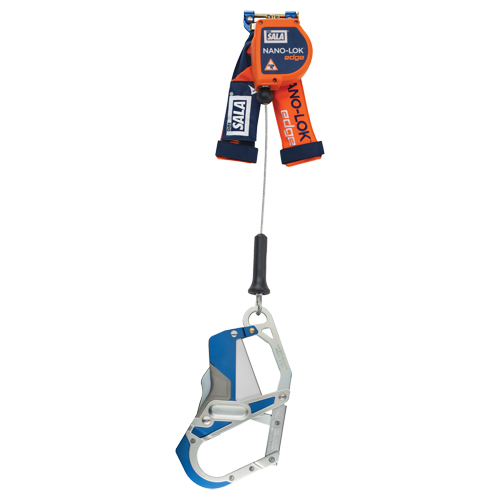 Nano-Lok Edge Self-Retracting Lifeline, 7.3', Stainless Steel, Swivel R.M.G. Prévention