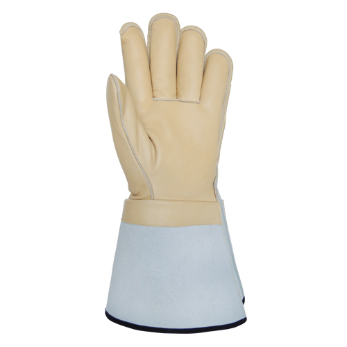 Gants pour monteur de ligne, Petit, Paume en Cuir fleur de vache R.M.G. Prévention