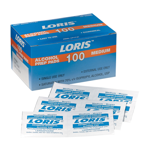 Tampons antimicrobiens pour les mains Dynamic, Serviette, Antiseptique R.M.G. Prévention